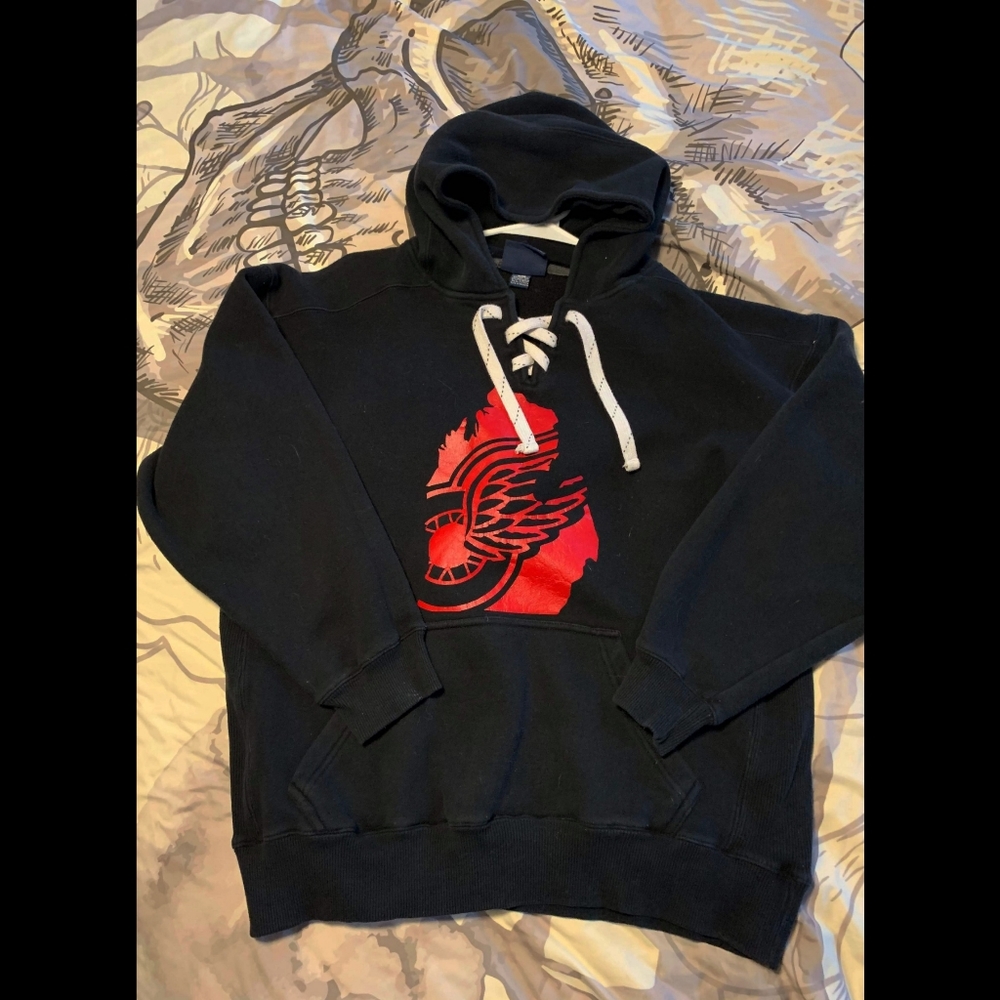 Michigan Red Wing Hoodie